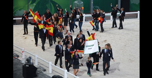 Ceremonia de apertura de los pr&oacute;ximos WEG Normandia (Francia)